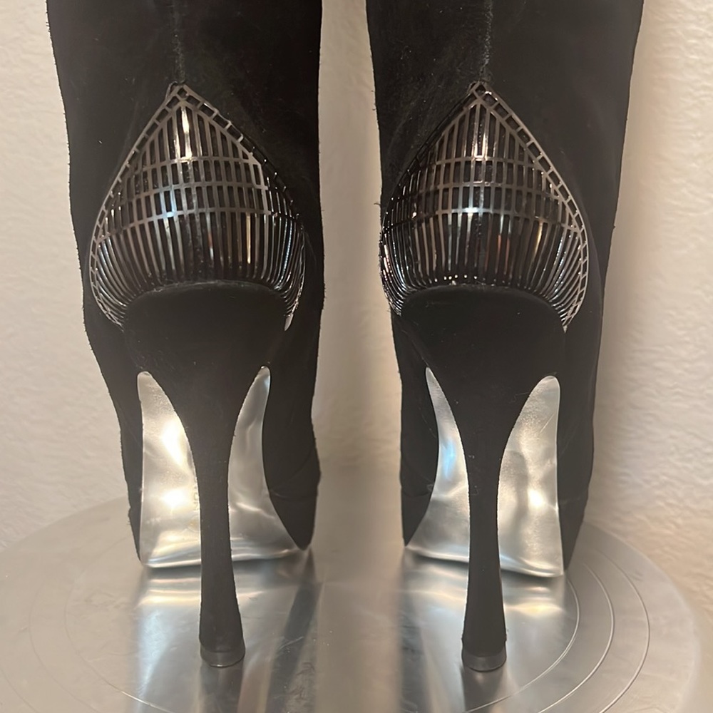 Brand New H by Halston Eliza Over the Knee Suede Stiletto Boots 💋 - Picture 3 of 9